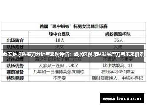 西安足球队实力分析与表现评估：数据透视球队发展潜力与未来前景
