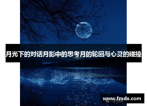 月光下的对话月影中的思考月的轮回与心灵的碰撞